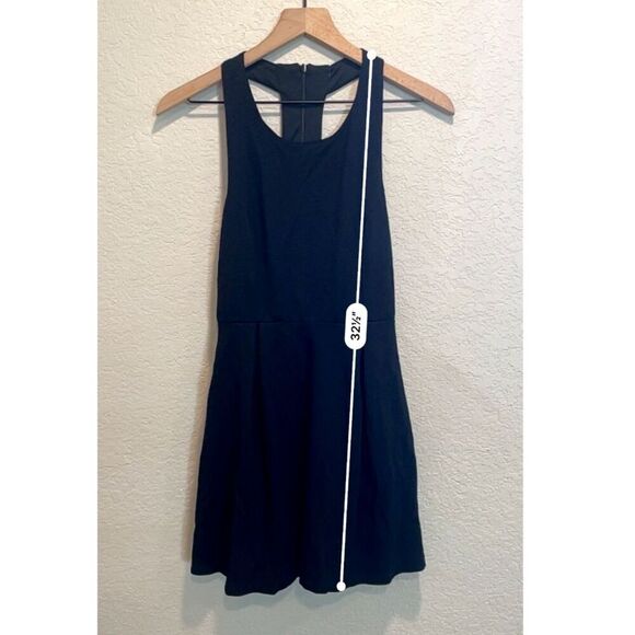 Lulu's Black Racerback Skater Mini Dress Size XS - Picture 3 of 4